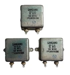 Vintage Sangamo Mfd 100 Wvdc Metal Can Capacitor Lot Mil-spec Usa. Fixed Price $200.00.
