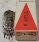 Raytheon CK5725 / 6AS6W Tube (untested). Fixed Price $6.00.