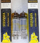 Pair 6CW5 EL86 Sylvania Nos Vacuum Tubes, Holland, TV-7D Tested Will Combine. Fixed Price $19.95.