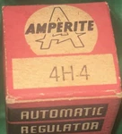 4H-4 Rare Amperite Tube Automatic Regulator Nib NC-300/400 Hallicrafters SX-88. Fixed Price $99.00.