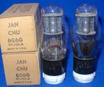 Nos Nib Matched Pair National Union 6G6G Vacuum Tubes 1944 Date. Fixed Price $29.99.