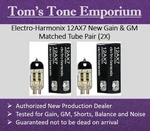 New Box Gain & Gm Matched Pair Electro-harmonix 12AX7 Eh Preamp Tubes. Fixed Price $51.50.