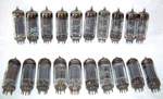 Lot (20) Ge-made 6CG7 Tubes,radio,amp,gray Plates,center SHIELD,6FQ7,TWIN Triode. Fixed Price $59.95.
