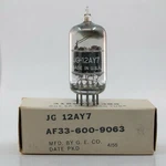 Nos Jg 12AY7/1955/45 Getter/maxi Tested. Fixed Price $54.95.