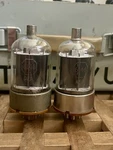 1955 Ge GL-6146 Vacuum Transmitting Tubes Matched Pair (2) Strong. Fixed Price $49.99.