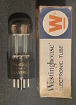 Westinghouse 6SN7 Gt Tube 1960S Legendary Chrome Dome Gold Label Bad Boy Nib. Fixed Price $47.25.