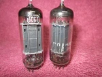 Close Matched Pair True 6CG7 Rca Black Plate Horseshoe Strong Tubes 6FQ7. Fixed Price $39.99.