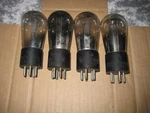 4 Rca Radiotron Cunningham UY-227 C327 Globe Vacuum Tubes Us Shipping Incl.. Fixed Price $34.99.