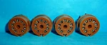 4 Cinch 9 Pin Noval Tube Sockets For Pc Board Mount Solder Vintage Nos. Fixed Price $16.96.