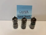 3 -6U8A Vacuum Tube Tested: 1-CHANNEL Master, Ge, 1-SYLVANIA. Fixed Price $24.00.