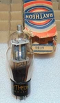 Rare Nos Raytheon 6F8G Cloth Wire VT-99 Round Plates W/ Adapter 6SN7 Usa 1940'S. Fixed Price $221.25.