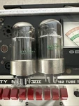 Matched Pair Sylvania 7236 Vacuum Tubes. Both Test 105 Strong. Fixed Price $140.00.