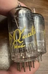 Nos Tungsol Hi Quality 6BS8 Audio Tubes Matched Pair Black Plates Copper. Fixed Price $35.00.
