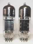 Platinum Pair Of Matched Raytheon 6414 Tubes Black Plates 3-MICA Best Version #5. Fixed Price $48.00.