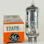 (1) Tested 12AF6 Tube With Box Date Code 57-04 General Electric Pentode. Fixed Price $9.95.