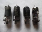 Vintage Lot Of 4 Vacuum TUBES-3CB6(2) SYLVANIA-6BZ6(1) MOTOROLA-6HZ6(1) Rca. Fixed Price $13.95.