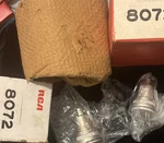 Rare Nos Pair Rca Nib Military Packed 8072 Cooled Power Beam Tubes Very. Fixed Price $48.95.