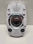Sylvania Model SRS63 Am/fm Shower Radio With Cd Player. Fixed Price $25.00.