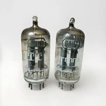 Nos Matched Pair 6AU7 Itt Audio Tubes Long Plates W/ Vents Halo Rings Rare. Fixed Price $69.60.