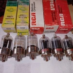 Lot SIX(6) TV7D/U Re-tested Factory 8042 4652 Amperex Holland Rca Usa Tubes. Fixed Price $54.95.
