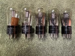 5 Dud Display Only 227 327 Radio Tubes Rca Gibraltar Deforest National Union. Fixed Price $24.95.