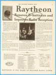 1927 Raytheon Cambridge Ma Light Socket Power Tube Rectifier Vintage Print Ad. Fixed Price $11.49.