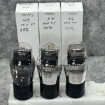 3 Type 45 Black Plate Tubes Tested 77% 68% 74% Tung Sol Raytheon Rca. Fixed Price $59.00.