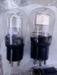 Pair (2) PTT0 Vtg Rt Postal Tube Akin Of Western Electric 104D Siemens Bo Ba ?. Fixed Price $135.00.