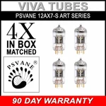 Gain Matched Quad (4) Psvane 12AX7-S ECC83 Gold Pins Art Series Vacuum Tubes. Fixed Price $190.97.
