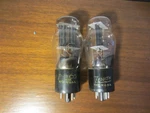 Pair Of Sylvania Made 5V4G Tubes - Philco And Zenith Hickok Tested. Fixed Price $23.00.