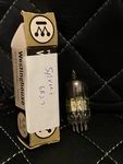 Vintage Sylvania 6BJ7 Television/ Radio/ Electronics Vacuum Tube. Fixed Price $6.00.
