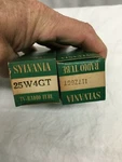 Sylvania Electronic Tube 25W4GT , 117ZGGT New Old Stock 3.5IN. Fixed Price $16.99.