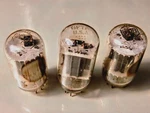 Three (3) 10GF7A Dissimilar Twin Triode Compactron Tv Audio Vacuum Tubes Tested. Fixed Price $10.00.