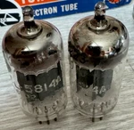 Platinum Matched Pair 5814A 12AU7WA Nos Tung-sol Audio Tube Long Plates. Fixed Price $175.00.