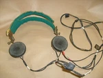 Vintage Crystal Radio Headphones Hamburg Brothers Type E-25 Pittsburgh Pa. Fixed Price $47.50.