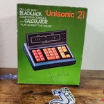 Deluxe Unisonic 21 Mini Blackjack Computer Console With Calculator. Fixed Price $29.95.