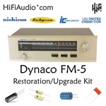 Dynaco FM-5 Tuner Restoration Kit Repair Service Capacitor. Fixed Price $95.00.