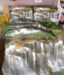 Clean Cascade 3D Printing Duvet Quilt Doona Covers Pillow Case Bedding Sets. Fixed Price $137.18.