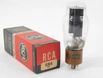 Rca 5R4GY Vintage Nos Black Plate Hanging Filament Tube (several Available). Fixed Price $40.00.