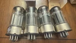 Nos 6080 One Qpair Black Plates Getters Metal Bases. Fixed Price $50.00.