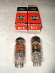 Pair (2) Rca 6AW8A Vintage Radio Audio Vacuum Tubes Hickok 539C Tested. Fixed Price $24.95.