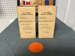 Pair Of Us Army Signal Corps 2C44 Tubes - Nos Nib 1944 Sealed Untested. Fixed Price $49.00.