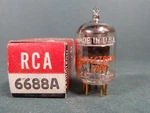 Rca Gold Pin 6688A Vacuum Tube Amplitrex Tested 80% Gm 1966. Fixed Price $15.00.