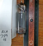 Strong Rca Gray Plate Angled Getter 7189 Tube - 98. Fixed Price $33.74.
