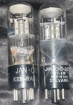 Pair Jan CKR/CHS-1629 Magic Eye Indicator VT-138 Military Green Ken-rad Sylvania. Fixed Price $28.49.