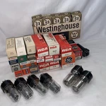 Big Radio Audio Westinghouse General Electric Rca Electron Vacuum Tube Bulbs Lot. Fixed Price $79.50.