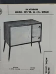 Sams Photofact Repair Service Parts Manual For Raytheon Tv Model C2175B,. Fixed Price $11.00.