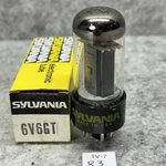 Nos Sylvania 6V6 Gt Black Plate Tube TV/7 Tested Over 100%. Fixed Price $29.50.