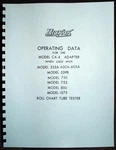 Hickok CA-4 Adapter Data For 539B 750 752 800 1575 533A 600A 605A Tube Testers. Fixed Price $15.99.