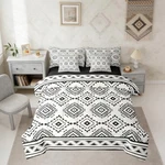 Boho Comforter Set With Sheets 7 Piece Southwestern Twin Grey White. Fixed Price $85.66.
